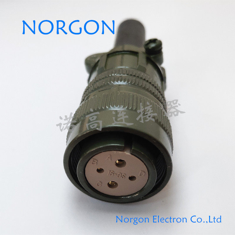 American standard 4 core servo motor joint 5015 aviation plug 3106A16-9S socket MS3102A