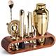 Factory promotional bartender set shaker glass cocktail mixing tools for professional bartenders