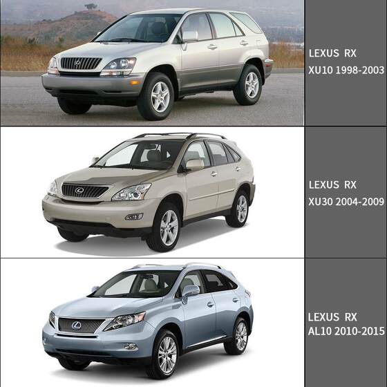Lexus RX270 300 450HL RAINBOW LEXUS RX350 창 바이저에 적합합니다.
