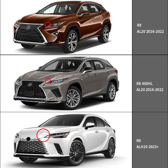 Lexus RX270 300 450HL RAINBOW LEXUS RX350 창 바이저에 적합합니다.