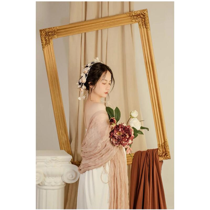 European Retro Photo Frame Wedding Photography Background Decoration Frame Photo Frame Wedding Props Ornaments Large Picture Frame