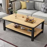 Офис домашний диван прямоугольный чайный таблица 50 высокий 55 высокий 60 высокий двойной кофейный столик с двойным столом двойной столик Двойное использование