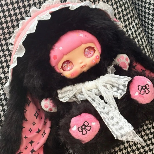 Snowy Rabbit Lace Dream 600% Flowing Sand Plush Doll Blind Box Bedroom Decoration Valentine's Day Gift