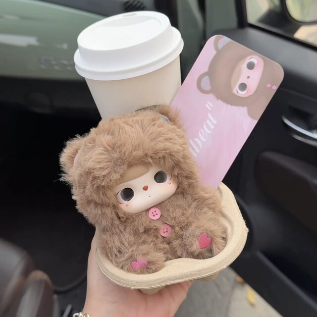 Tutu Bear Rabbit Bear Heartbeat N-Power Plush Pendant Blind Box Cute Doll Girl's Gift Keychain