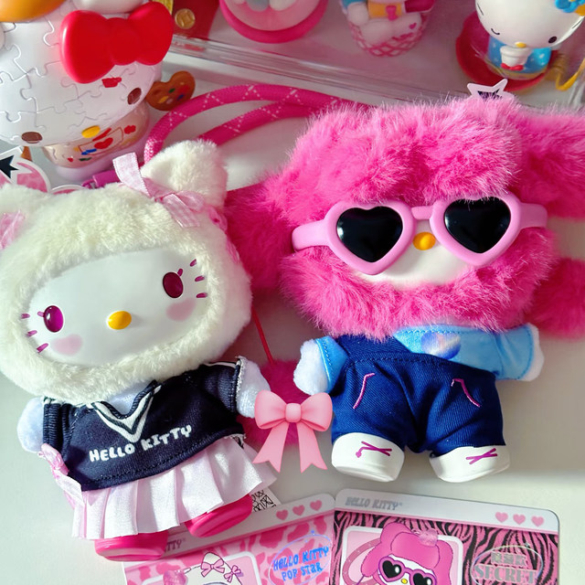 Sanrio Hello Kitty Pop Star Series Vinyl Plush Pendant Blind Box Doll Gift