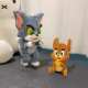 Tom and Jerry Building Blocks Children's Toys Trendy Tom Cat Figure Jerry Puzzle Birthday Gift Little Red Book Cartoon