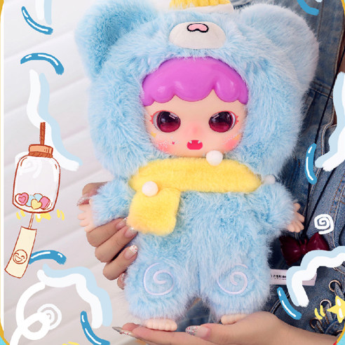 Joymiya Little Sweet Tooth 400% Series Plush Blind Box Doll Girls Gift Baby Three