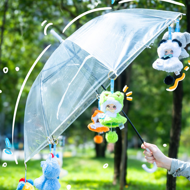 Crie Keli Quick Clear Sky Plush Pendant Blind Box Doll for Three-Year-Olds Girl's Gift Toy Figure