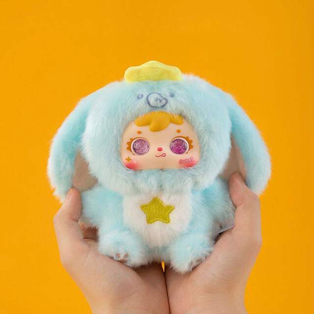 Samuel Three Little Cute Pets Plush Pendant Blind Box Lucky Cat Doll New Year Gift for Girls