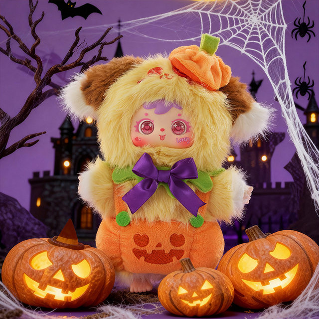 Samuel San Xiaoma Halloween Carnival Series Plush Pendant Blind Box Pumpkin Doll Girl's Gift
