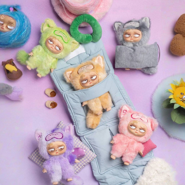 Grumpipi Insomnia Rampage Doll 2Nd Generation Dreamland Whisper Vinyl Plush Pendant Blind Box Doll Girl's Gift