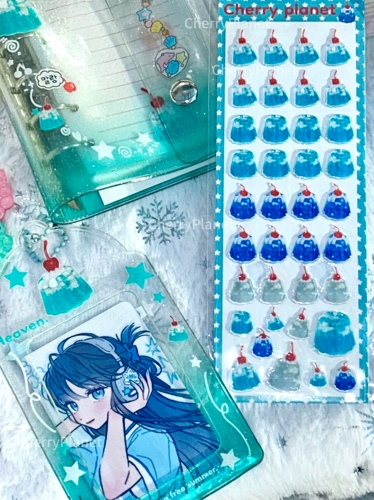 Прозрачная пузырьковая наклейка Cherryplanet