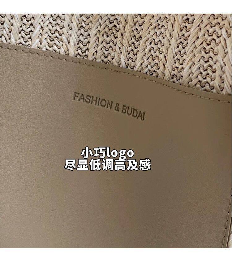 товар из китая 欧贝贝轻便大容量包包新款海边度假编织单肩休闲洋气手提托特外出