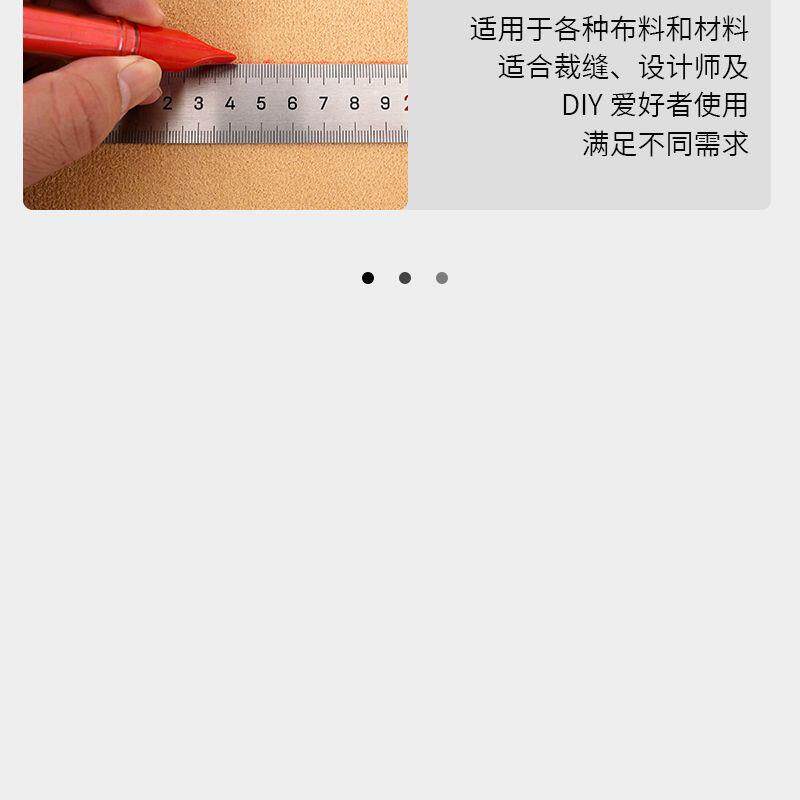 Мел 缝纫拼布划粉器可携式笔状钢笔造型可替换粉芯袋盖保护服装工具