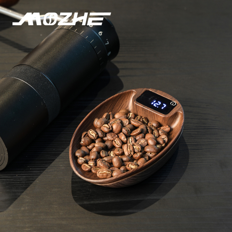 Mozhe Coffee Bean Weighing Scale Portable Electronic Coffee Scale for Hand Brewing Coffee Bean Weighing Dish Coffee Weighing Tea Scale