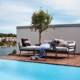 Outdoor anti-aluminum alloy sofa hotel villa 798 courtyard modern simple planner civil waterproof drying furniture