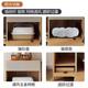 Double-Layer Cat Litter Box, Extra-Large Storage Rack, Semi-Enclosed Wooden Storage Cabinet for the Hallway