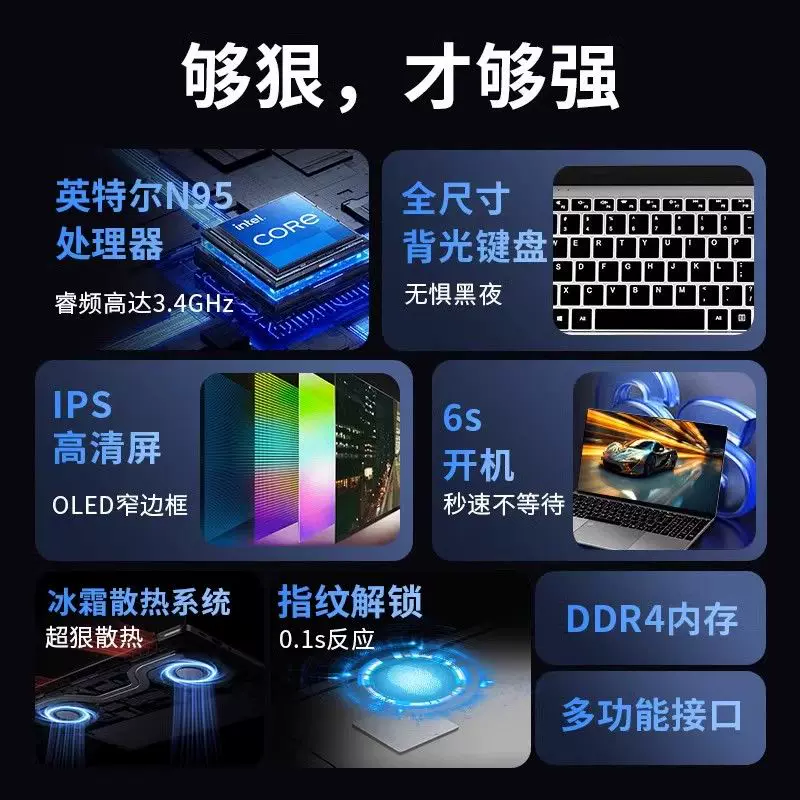 Легкий и тонкий игровой ноутбук, процессор Intel Core i9, 15,6 дюйма
