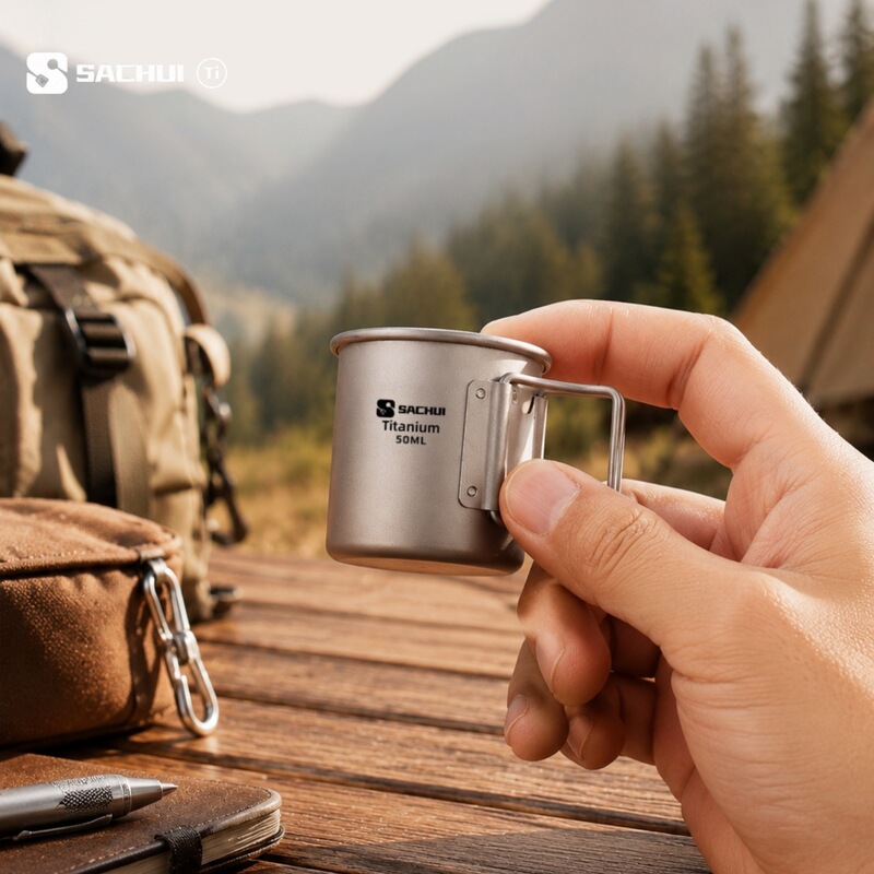 Pure Titanium Mini Mug, Outdoor Portable Titanium Water Cup, Camping Coffee Cup, Household Personalized Tea Cup, Handy Cup Pure Titanium Mini Mug, Outdoor Portable Titanium Water Cup, Camping Coffee Cup, Household Personalized Tea Cup, Handy Cup