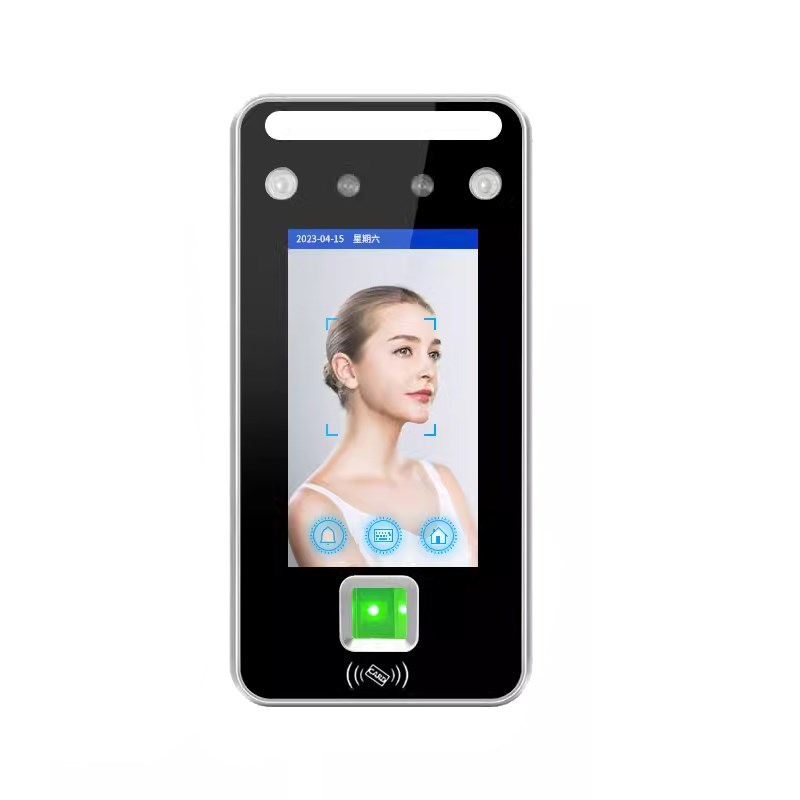 Micro-cultivation 4.3-inch adaptive photosensitive dynamic face recognition all-in-one machine with face swiping, card password, attendance and access control machine