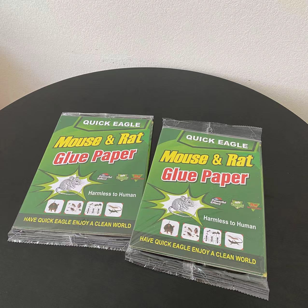 发5包！家用粘鼠板 强力胶水加大加厚 一窝端粘鼠板详情1