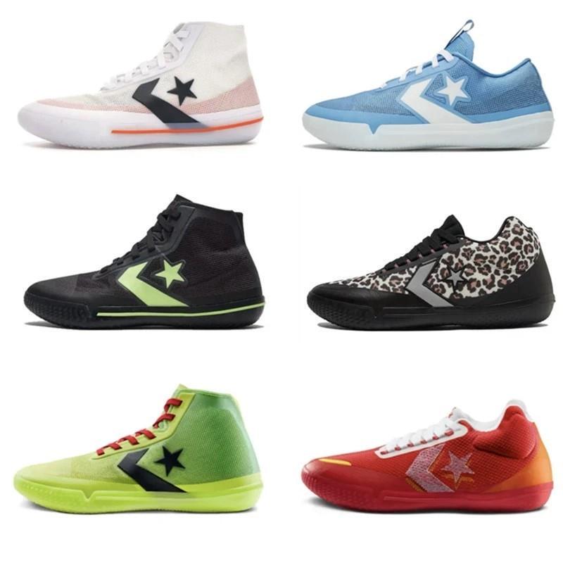 Star Pro Bb Evo Mid-High Top Basketball Shoes Men's North Carolina Blue Hornets Luminous Breathable Practical Women's Shoes