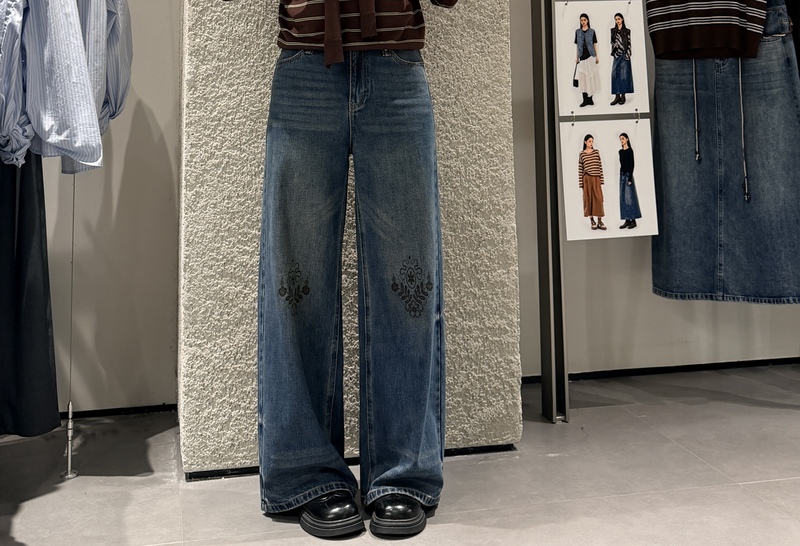 9.9 (K155) High-End Brand 26-Year-Old New European-Style Niche Straight-Leg Jeans 9.9 (K155) High-End Brand 26-Year-Old New European-Style Niche Straight-Leg Jeans