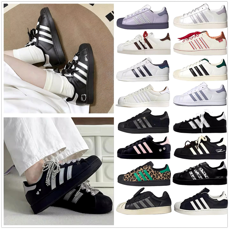 Spring and Autumn Style Superstar Shell-Toe Casual Low-Top Sneakers for Men and Women, Retro Trendy Fashion Couple Sports Shoes