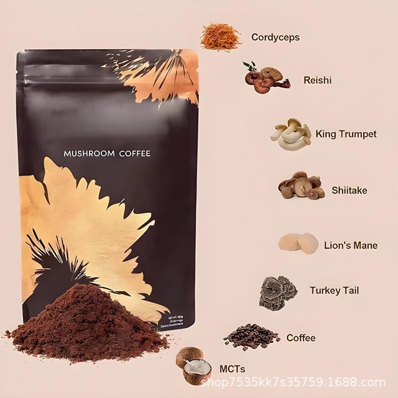 Mushroom Coffee Lion's Mane Mushroom Coffee Powder