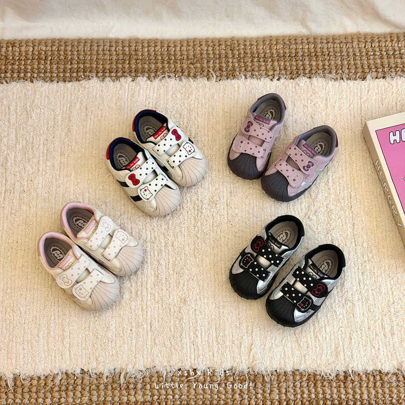 The Cbc Double Velcro Cute Cat New Shell Wide Fit 2.0 Girls' 26 Autumn Functional Foot Protection Toddler Shoes
