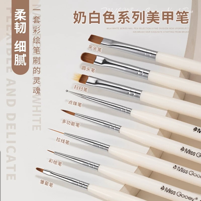 British Nail Art Brush Set, Complete Set of Painting and Line Drawing Brushes, Gradient Blending, Flower Painting, Round Head, Special Phototherapy Tools British Nail Art Brush Set, Complete Set of Painting and Line Drawing Brushes, Gradient Blending, Flower Painting, Round Head, Special Phototherapy Tools