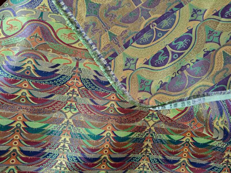 Zhang Hecai Ancient Sichuan Brocade Trial Fabric Material Full Grade Mulberry Silk