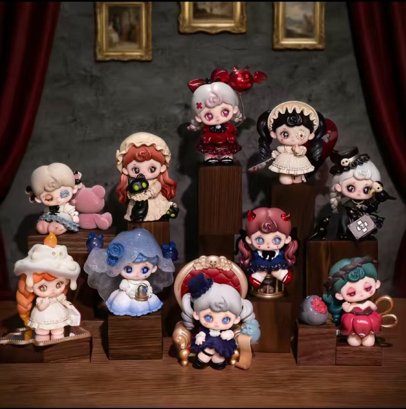 Puyixing's Same Style Tarti Ghost Hotel Regular Desktop Ornament Trendy Blind Box Decoration Cute Puyixing's Same Style Tarti Ghost Hotel Regular Desktop Ornament Trendy Blind Box Decoration Cute