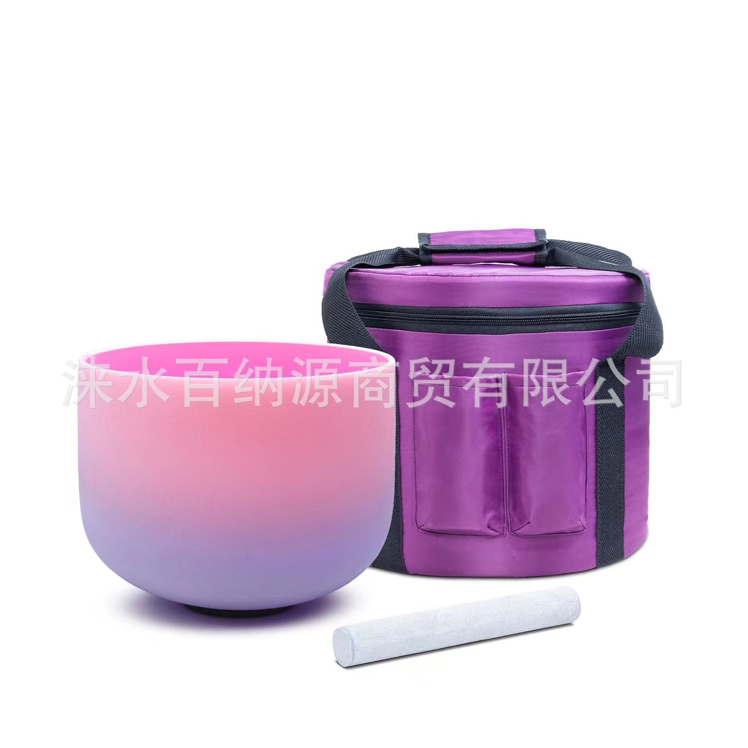 山雨水晶钵圣杯渐变色七彩音乐碗，5678寸音疗冥想石英减压颂钵乐器，开启心灵之旅！