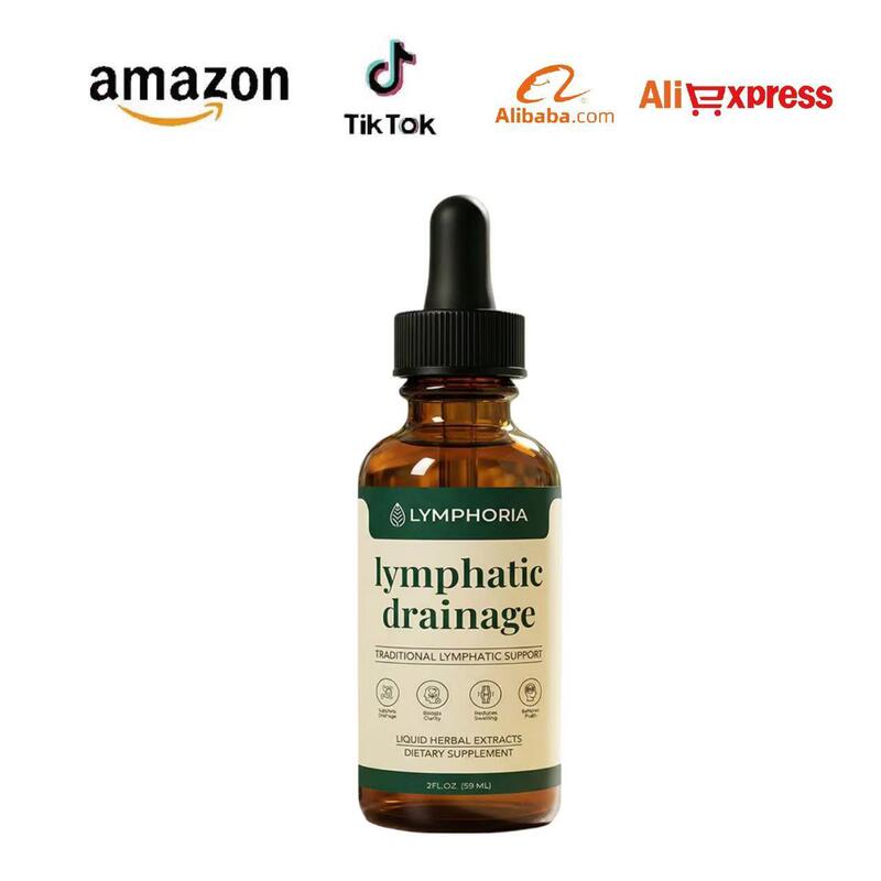 Hot-Selling 60ml Lymphatic Drainage Drops, Independent Site Amazon Cross-Border Bestseller