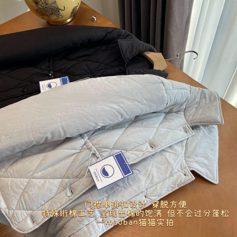 Clearance Sale! Vintage Quilted Patchwork All-Cotton Washed Waist-Cinching Padded Jacket, Elegant and Slimming Fairy-Style Cotton Coat for Women