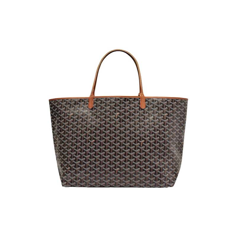 Goyard Goyard Luxury Brand 99% New Brown Y-Shaped Large Tote Leather Handbag for Women Wz
