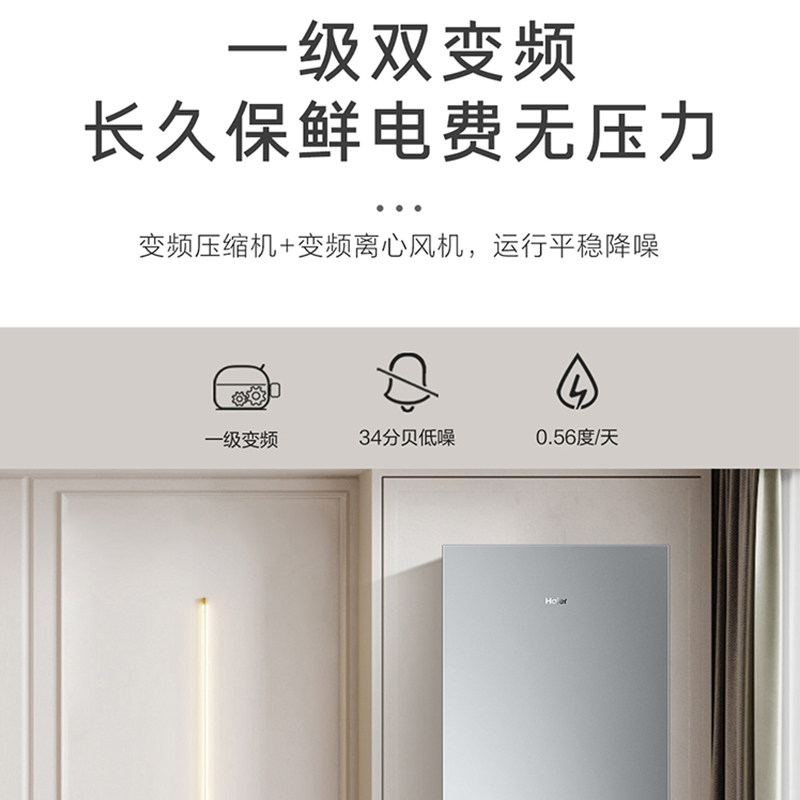 海尔BCD-226WGHC3E9XM冰箱图片