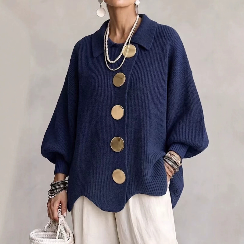 2026 Cross-Border European and American Amazon Independent Site Autumn and Winter New Knitwear Women's V-Neck Long-Sleeved Women's Tops and Jackets