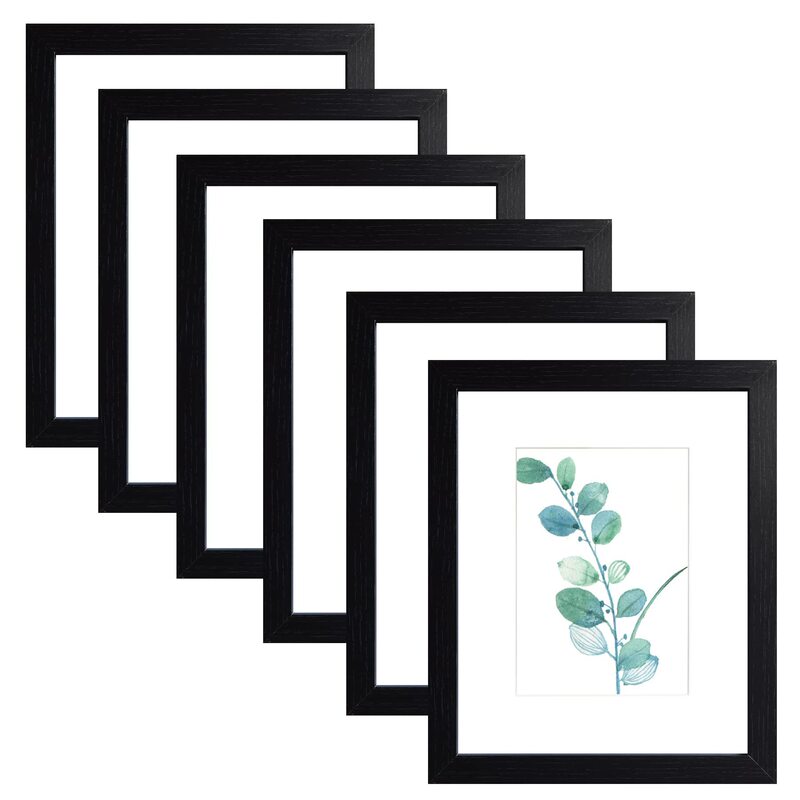 Cross-Border Wooden Photo Frame Display Stand 567inch 8inch 10inch Framed Poster Frame A4A3 Wall-Mounted Photo Wall Set Picture Frame