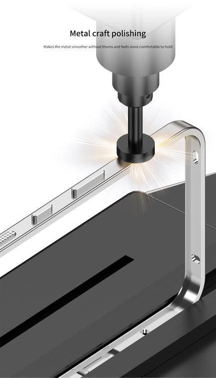 Brushed Aluminum Metal Lens Heat dissipation Phone Case for Nothing Phone 4a, 4a - view 10