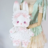 Милая барсетка, вместительная и большая сумка, надевается на плечо, стиль Лолита