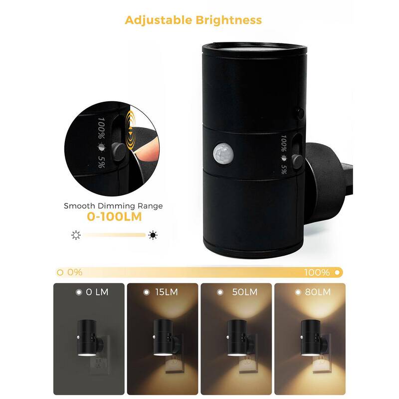 Smart 945 Motion Sensor Human Body Induction Night Light Led Energy-Saving Tube D Wall Lamp for Bedroom