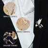 Fashionable Brooch, Cartoon Cute Zodiac Animal Brooch for the Year of the Horse, Light Luxury, Unisex, High-End Suit Clothing Brooch