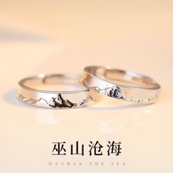 중국 발렌타인 데이 선물을위한 백금 모사 나이트 다이아몬드 반지를위한 남성과 여성을위한 백금 커플 반지 PT950 반지