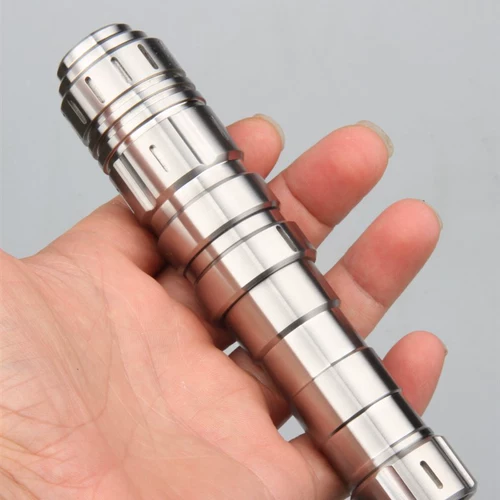 Лазерная ручка из нержавеющей стали, двойное магнитное управление. Лазерный указатель выживания Little King Kong 18350, регулируемая мощность с помощью магнитного кольца.