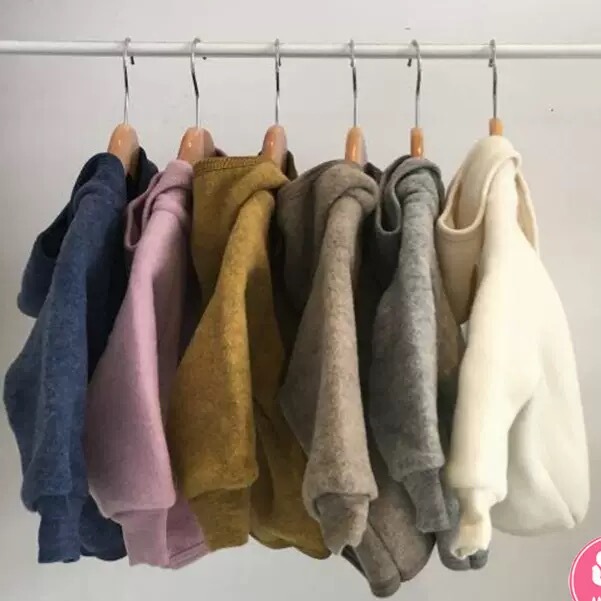 Some In-Stock Autumn and Winter High-End Merino Wool Brushed Fabric Soft Jackets for Boys and Girls Collection