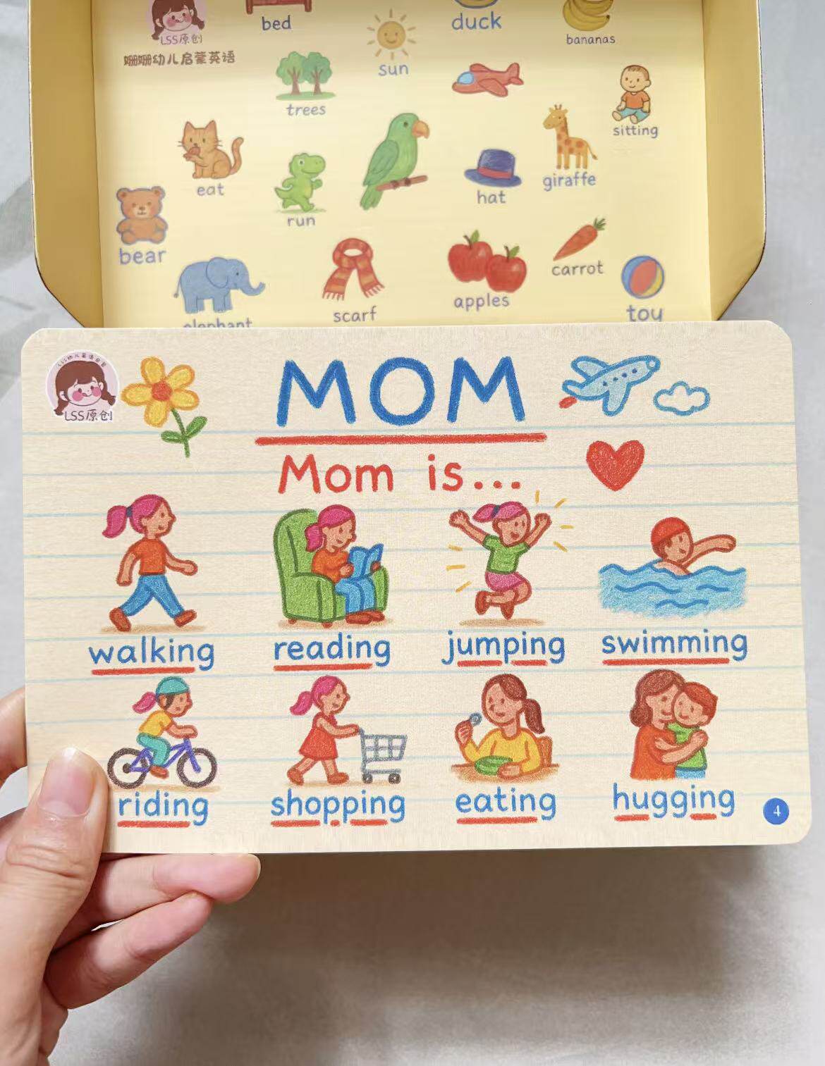 Развивающие карточки для детей 达人小蝌蚪海尼曼gk分级阅读幼儿零基础英语启蒙思维导图卡点读 Other home