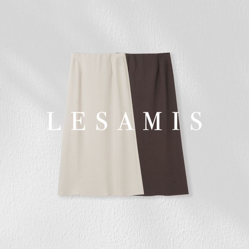 Lesamis·「Highly Intelligent Beauty」Elegant High-Waisted Stretchy Versatile Skirt A542002527 Lesamis·「Highly Intelligent Beauty」Elegant High-Waisted Stretchy Versatile Skirt A542002527
