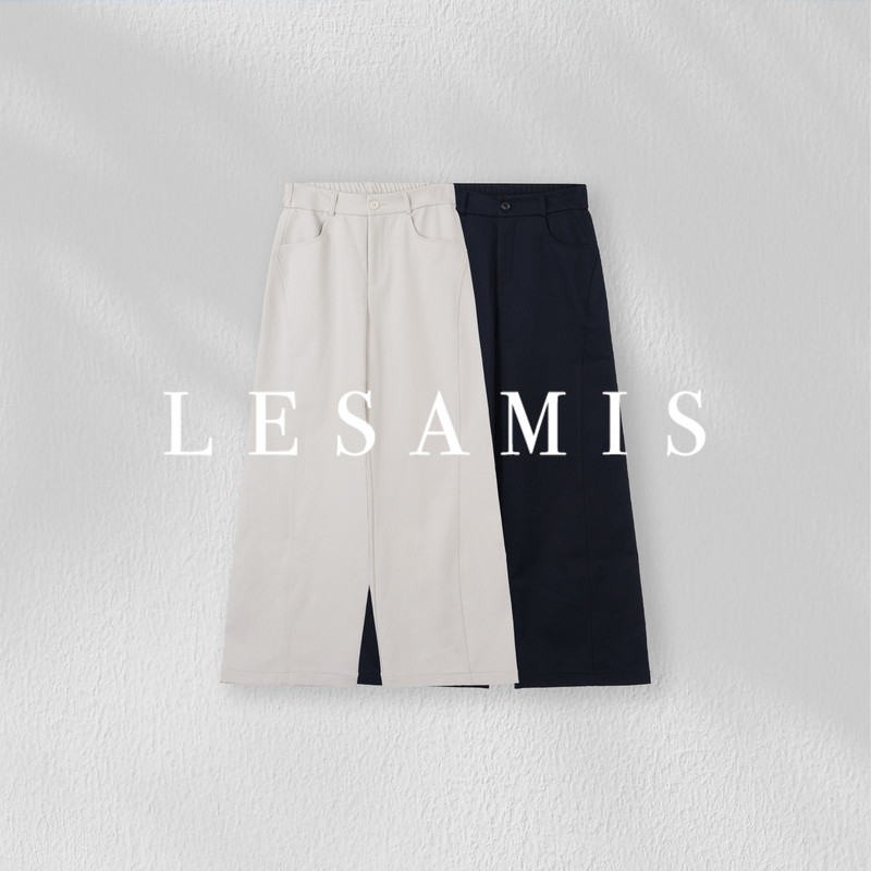 Lesamis· "Urban Simplicity" Minimalist High-Waisted Tailored Elastic Casual Pants B862002773 Lesamis· "Urban Simplicity" Minimalist High-Waisted Tailored Elastic Casual Pants B862002773